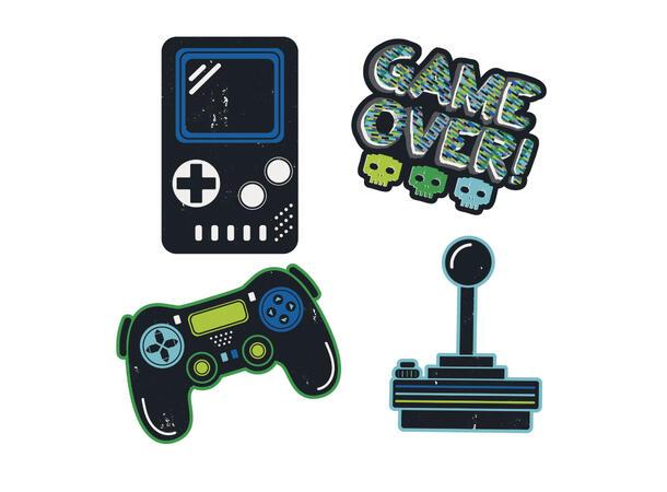 Retro gaming vegg dekorasjoner