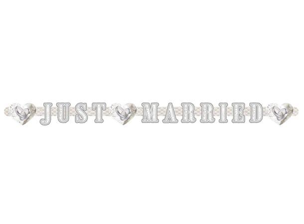 Bokstavbanner - Just Married