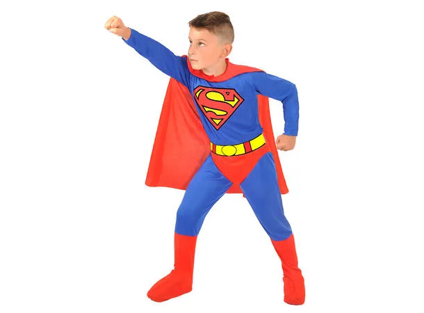 Superman Kostyme til Barn 8–10 år