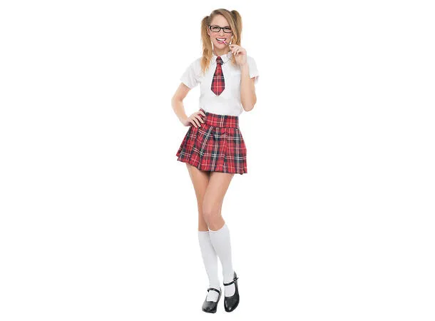 Skolejente Kostyme Dame
